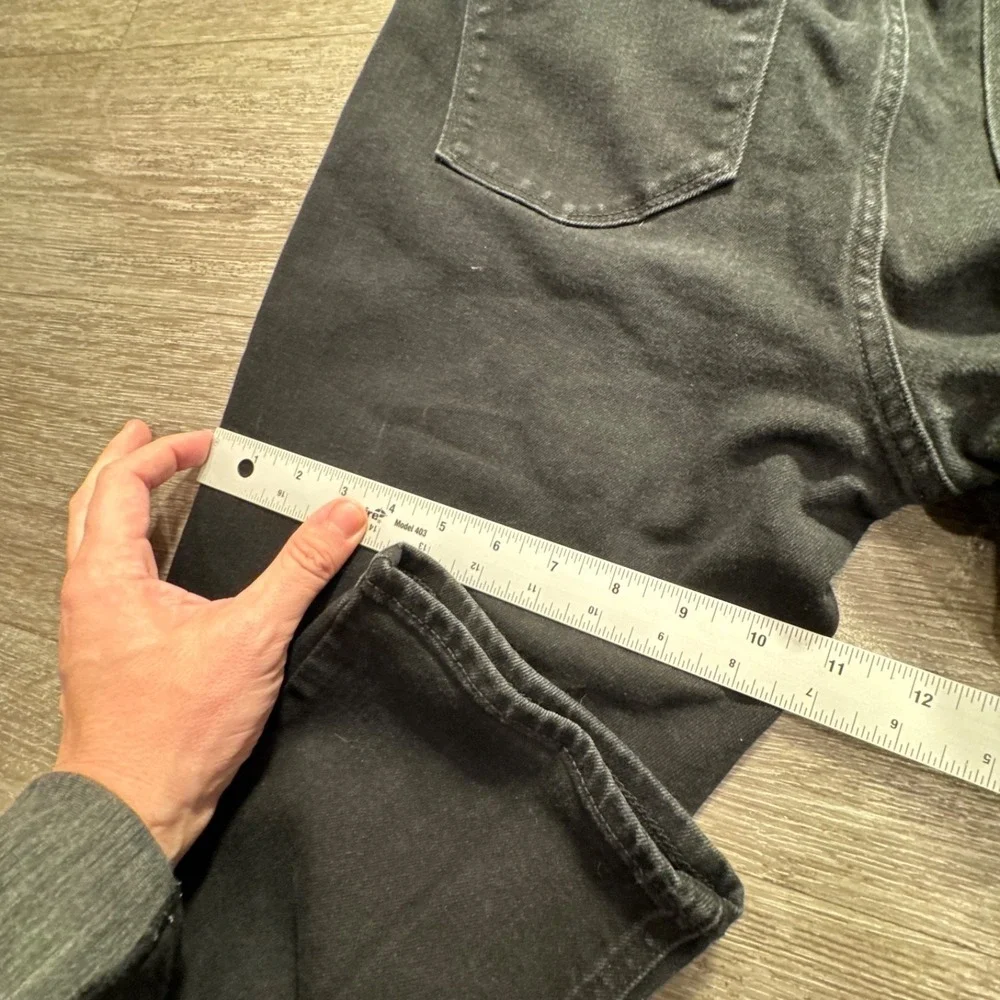 Old Navy Jeans Womens 14 Black Denim Wow Straight High Rise Stretch‎ 33x28 Adult